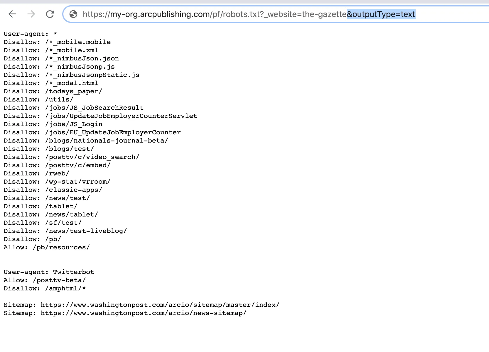 Mobile User Agent