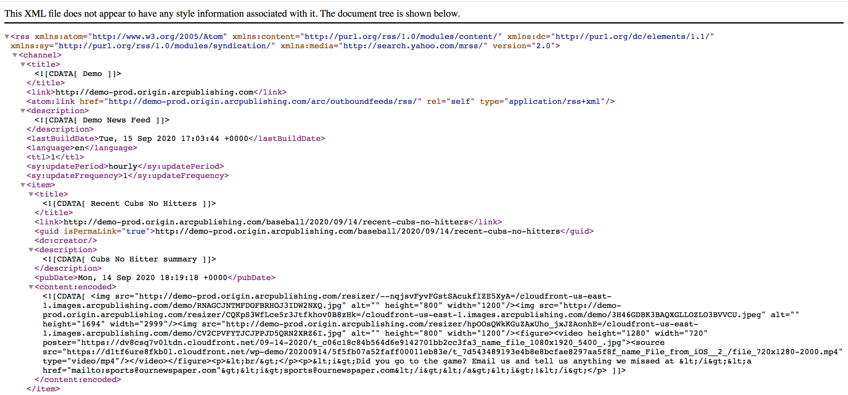 XML URL