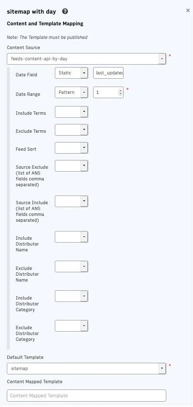 Sitemap with Day