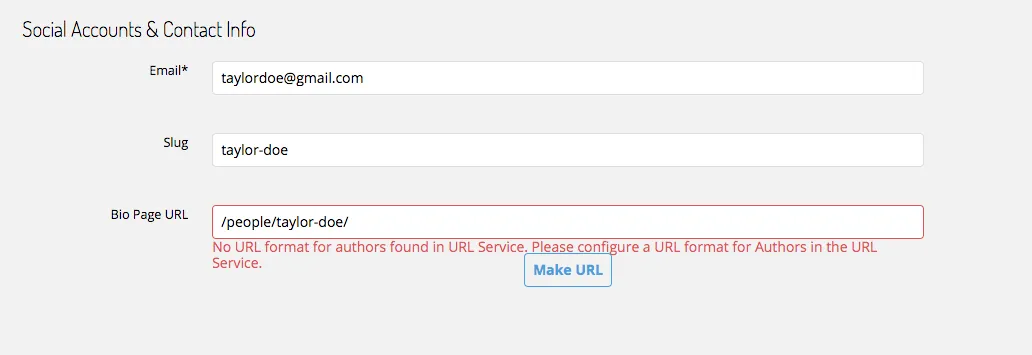Social Accounts & Contact Info