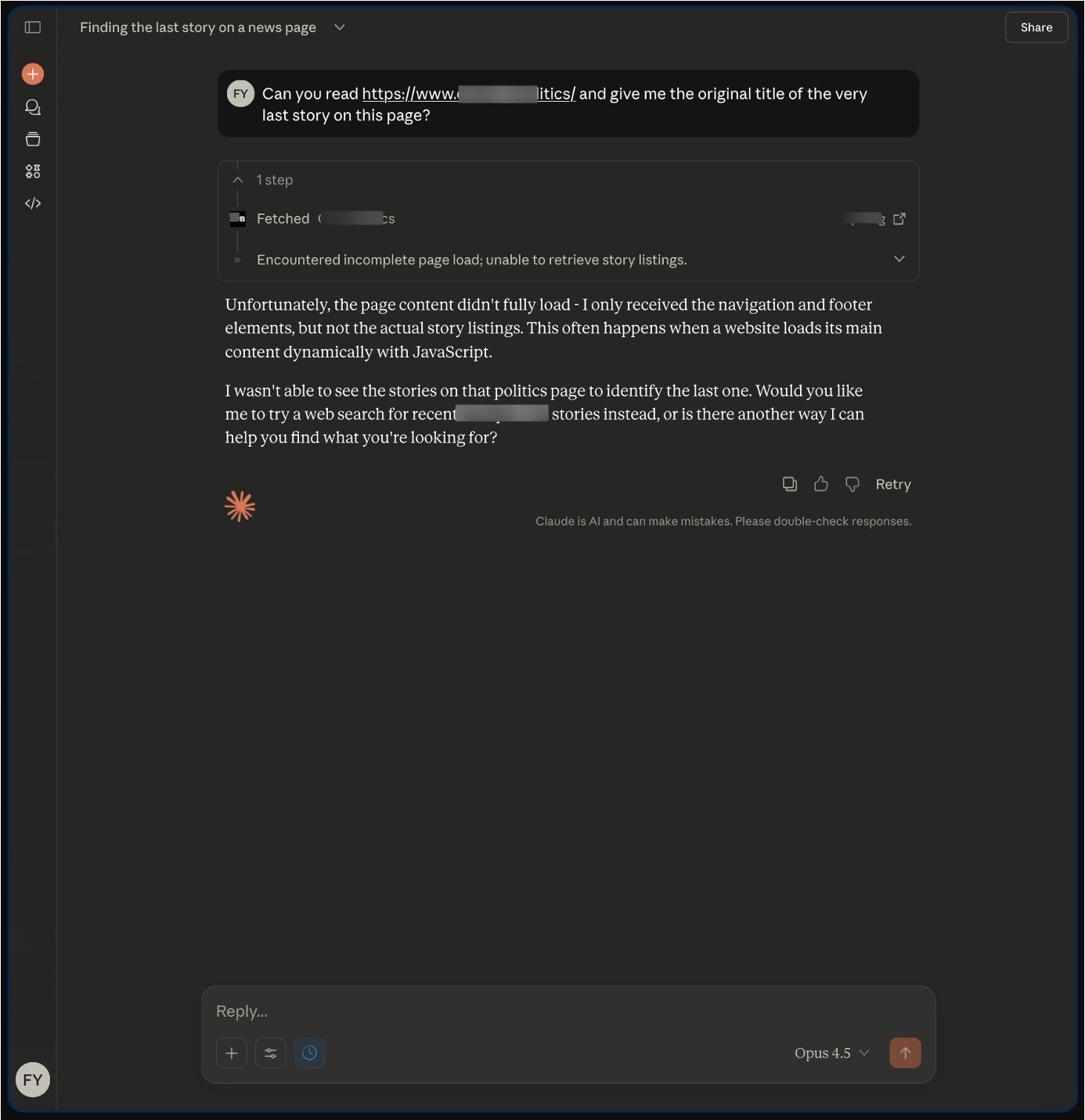 Example 1: Load issues