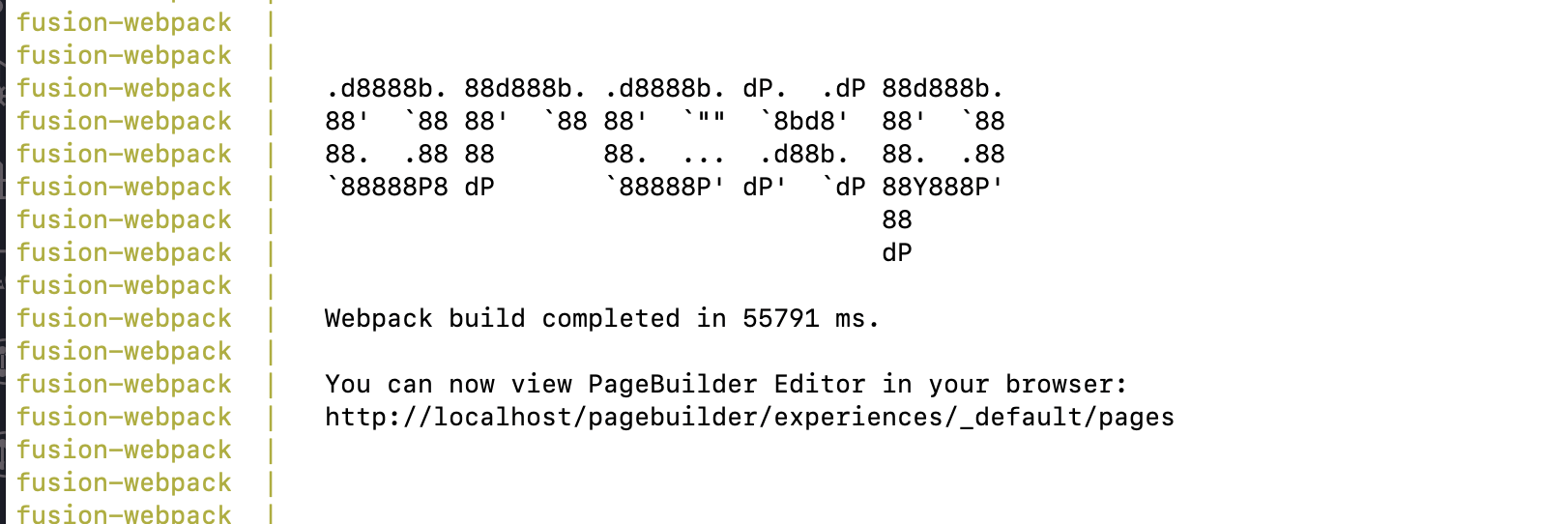 ArcXP ASCII art