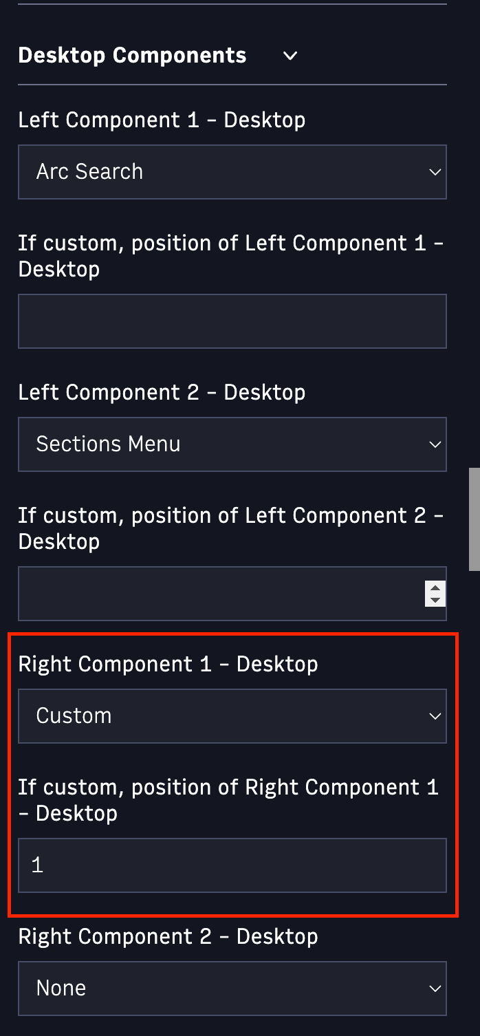 Navigation Settings