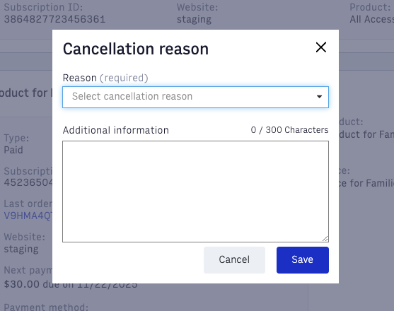 transaction detail