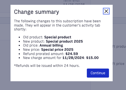 transaction detail