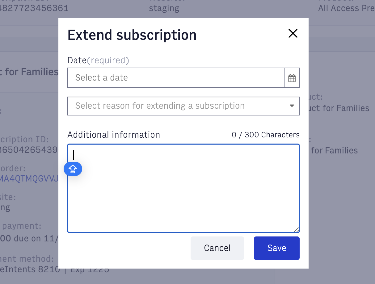 transaction detail